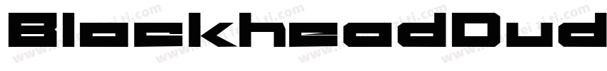 BlockheadDudePersonalUse-d9nvl字体转换