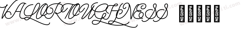 VALORTOUGHNESS字体转换