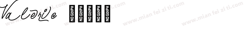 Valeric字体转换