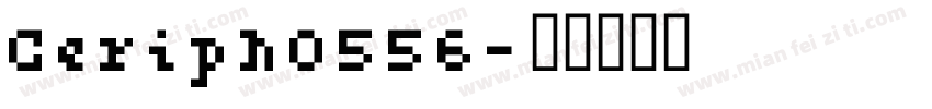 Ceriph0556字体转换