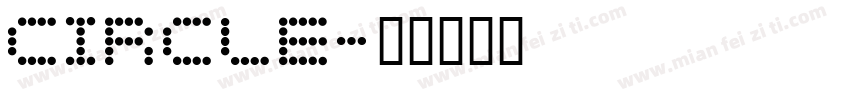 CIRCLE字体转换