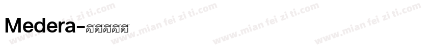 Medera字体转换