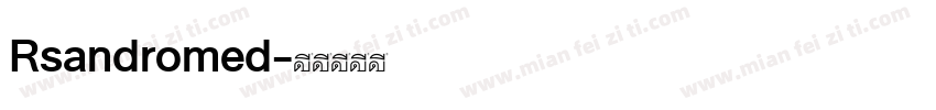 Rsandromed字体转换