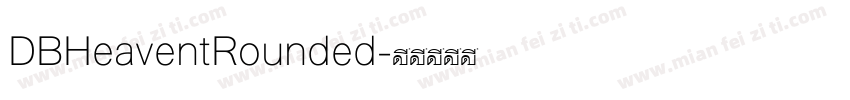 DBHeaventRounded字体转换