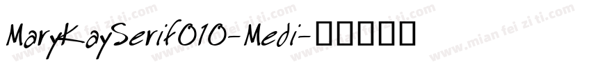 MaryKaySerif010-Medi字体转换