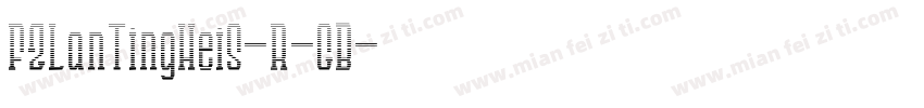 FZLanTingHeiS-R-GB字体转换