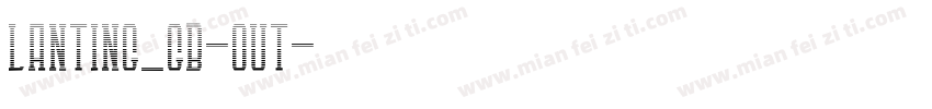 LANTING_GB-OUT字体转换