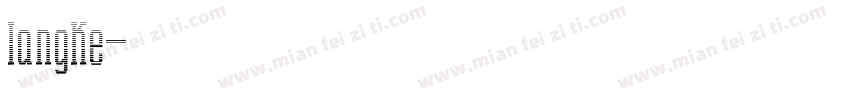 langke字体转换