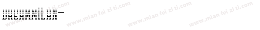 DREAMMILAN字体转换