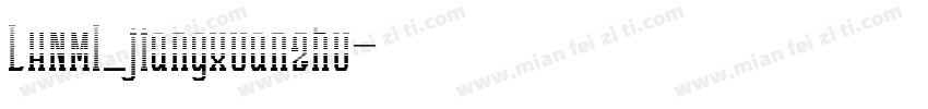 LANMI_jiangxuanzhu字体转换