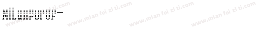 MILanPorVF字体转换