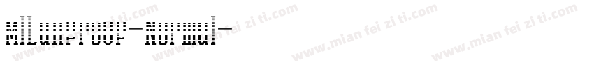 MILanProVF-Normal字体转换