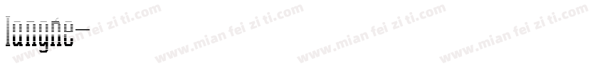 langke字体转换