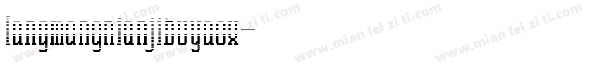 langmangnianjibuyaox字体转换