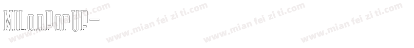 MILanPorVF字体转换