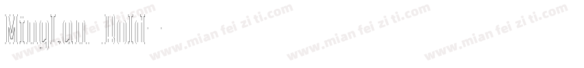 MingLan_Bold字体转换