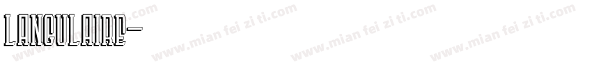 LANGULAIRE字体转换