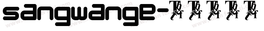 sangwange字体转换