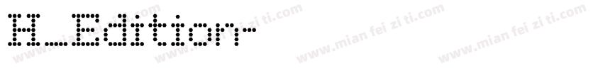 H_Edition字体转换