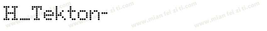 H_Tekton字体转换