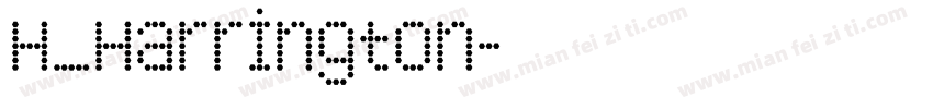 H_Harrington字体转换