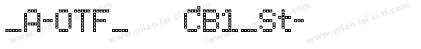 _A-OTF_正楷書CB1_St字体转换