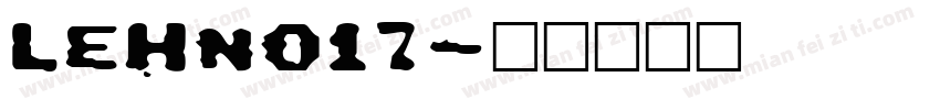 LEHN017字体转换