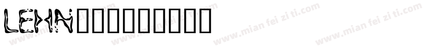 LEHN033字体转换