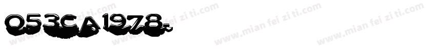 053ca1978字体转换