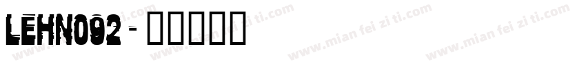 LEHN092字体转换