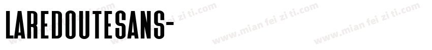 LaRedouteSans字体转换
