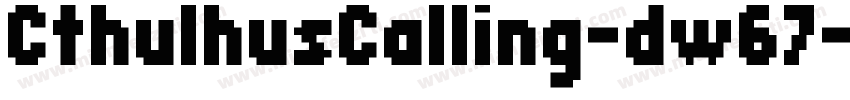 CthulhusCalling-dw67字体转换