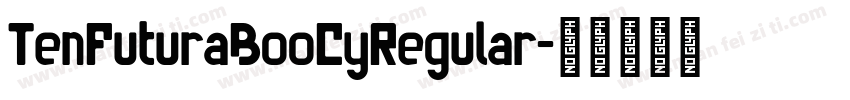 TenFuturaBooCyRegular字体转换