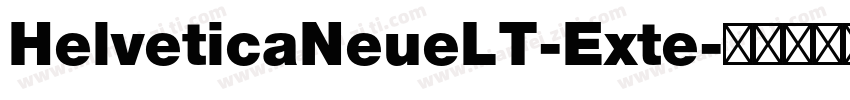 HelveticaNeueLT-Exte字体转换