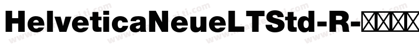 HelveticaNeueLTStd-R字体转换