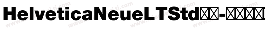 HelveticaNeueLTStd系列字体转换