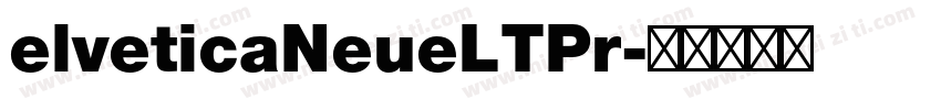 elveticaNeueLTPr字体转换