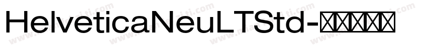 HelveticaNeuLTStd字体转换