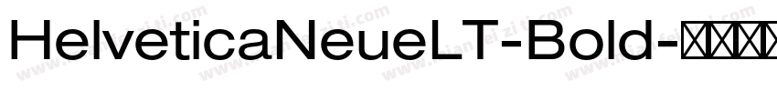 HelveticaNeueLT-Bold字体转换