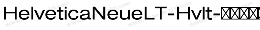 HelveticaNeueLT-Hvlt字体转换