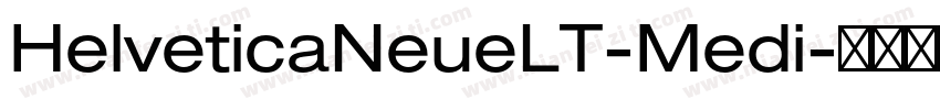 HelveticaNeueLT-Medi字体转换