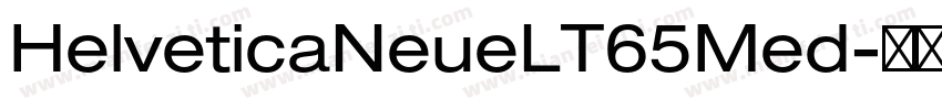 HelveticaNeueLT65Med字体转换