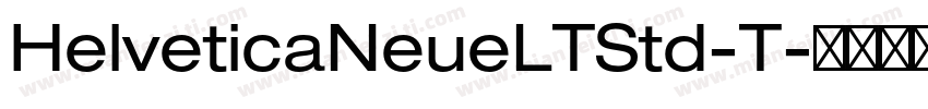 HelveticaNeueLTStd-T字体转换