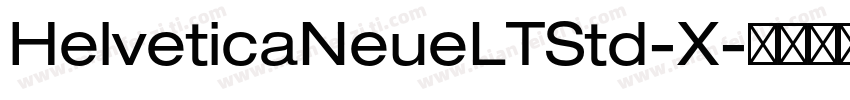 HelveticaNeueLTStd-X字体转换
