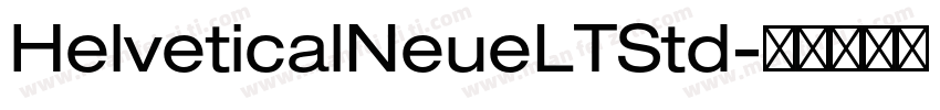 HelveticalNeueLTStd字体转换