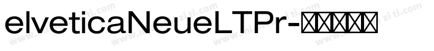 elveticaNeueLTPr字体转换