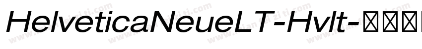 HelveticaNeueLT-Hvlt字体转换