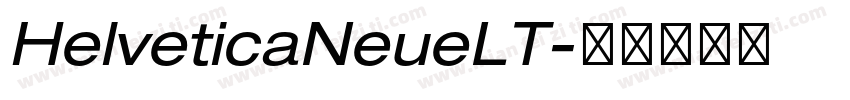 HelveticaNeueLT字体转换