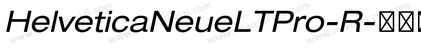 HelveticaNeueLTPro-R字体转换