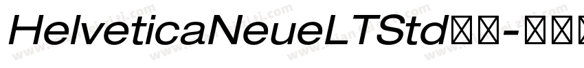 HelveticaNeueLTStd系列字体转换